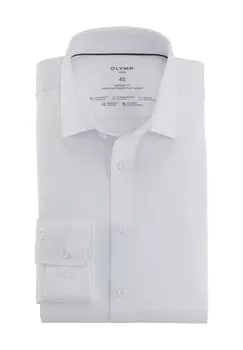Деловая рубашка, воротник Кент, мужская OLYMP, белый