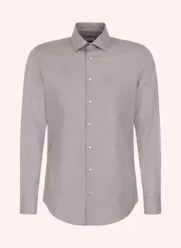 Деловая рубашка x-slim fit Seidensticker, серый
