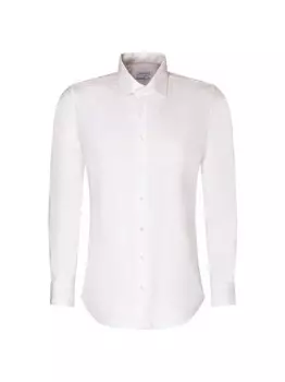 Деловая рубашка x узкий длинный рукав Seidensticker, белый