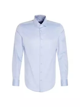 Деловая рубашка x узкий длинный рукав Seidensticker, синий