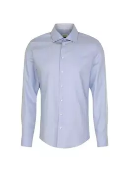 Деловая рубашка x узкий длинный рукав Seidensticker, синий