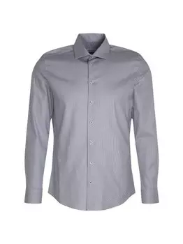 Деловая рубашка x узкий длинный рукав Seidensticker, синий