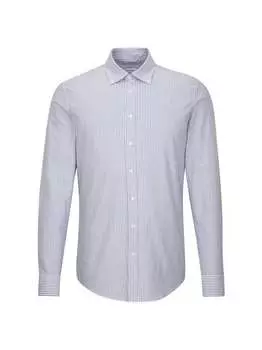 Деловая рубашка x узкий длинный рукав Seidensticker, синий