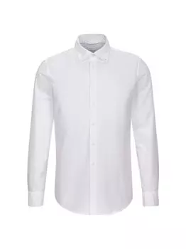 Деловая рубашка x узкий длинный рукав Seidensticker, белый