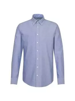 Деловая рубашка x узкий длинный рукав Seidensticker, синий