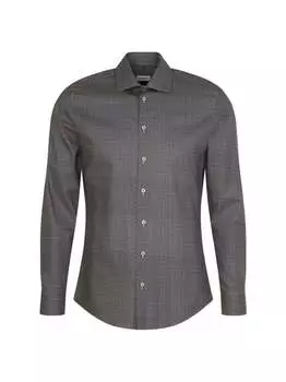 Деловая рубашка x узкий длинный рукав Seidensticker, зеленый