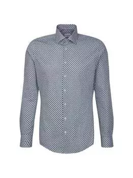 Деловая рубашка x узкий длинный рукав Seidensticker, зеленый