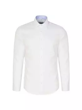 Деловая рубашка x узкий длинный рукав Seidensticker, белый