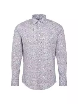 Деловая рубашка x узкий длинный рукав Seidensticker, красный