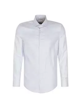 Деловая рубашка x узкий удлиненный рукав Seidensticker, синий