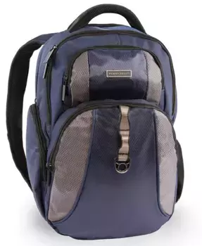 Деловая сумка-рюкзак для ноутбука Perry Ellis, синий