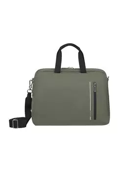 Деловая сумка с отделением для ноутбука, однотонная Samsonite, цвет Olive Green