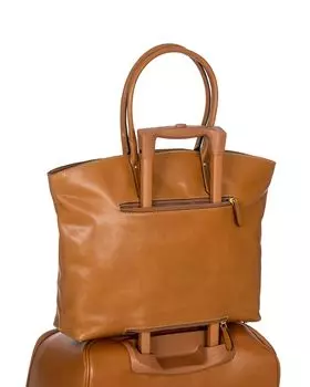 Деловая сумка-тоут Life Pelle Bric's, цвет Cognac