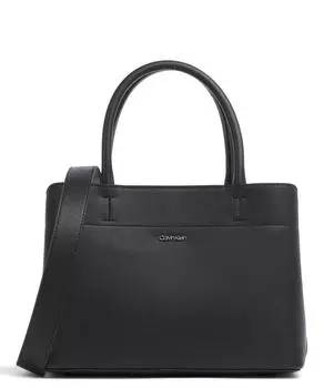 Деловая сумочка из искусственной кожи Calvin Klein, черный