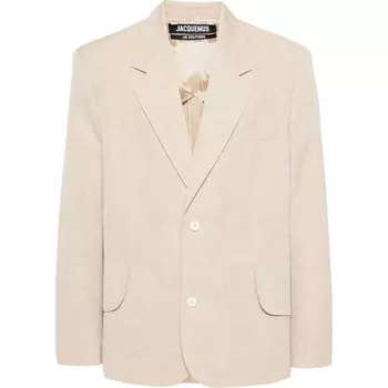 Деловой костюм мужской бежевый Jacquemus