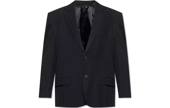 Деловой костюм мужской черный Balenciaga, черный