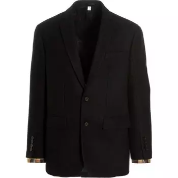Деловой костюм мужской черный Burberry, черный