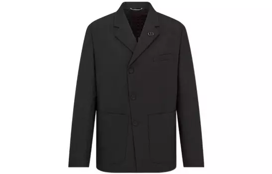 Деловой костюм мужской черный Dior, черный