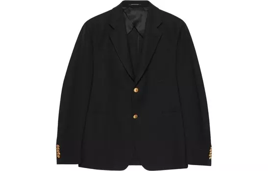 Деловой костюм мужской черный Gucci, черный