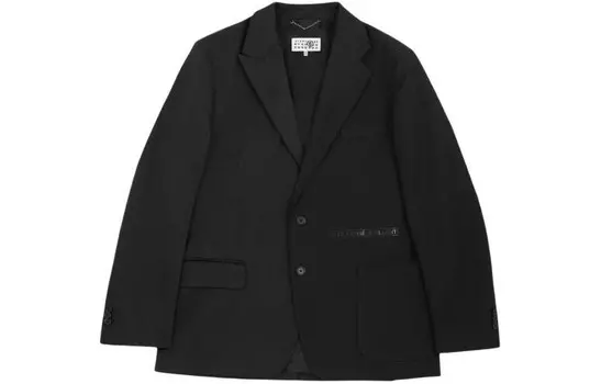 Деловой костюм мужской черный Mm6 Maison Margiela, черный