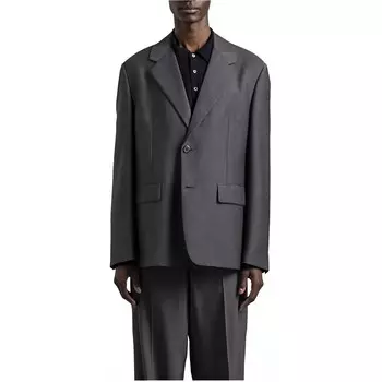 Деловой костюм мужской черный Prada, черный