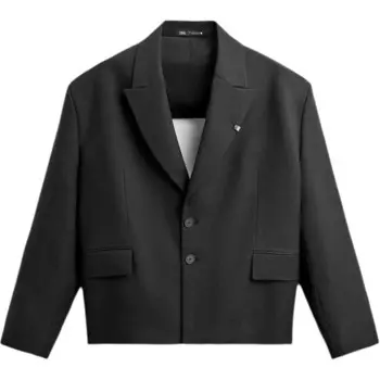 Деловой костюм мужской черный Zara