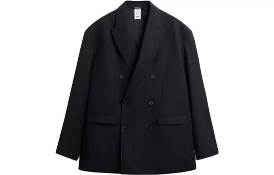 Деловой костюм мужской черный Zara, черный