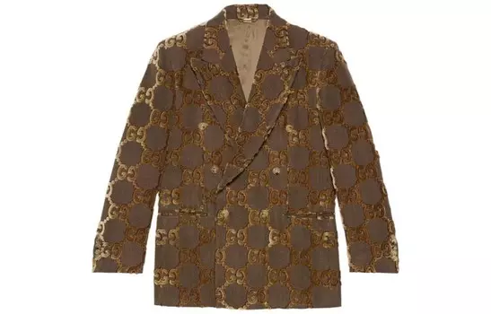Деловой костюм мужской цвет эбони Gucci, бежевый