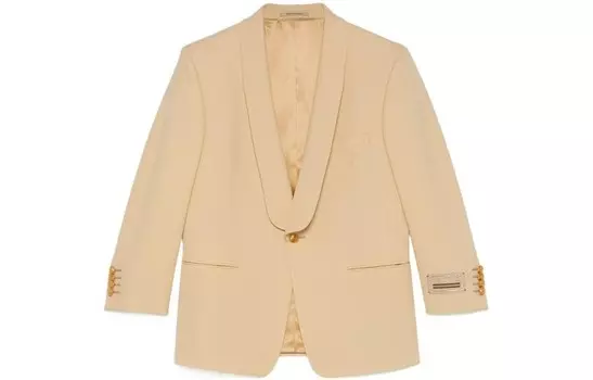 Деловой костюм мужской цвета слоновой кости Gucci, белый