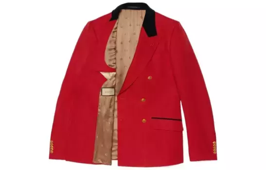 Деловой костюм мужской Gucci, красный