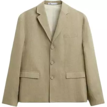 Деловой костюм мужской хаки Zara, хаки
