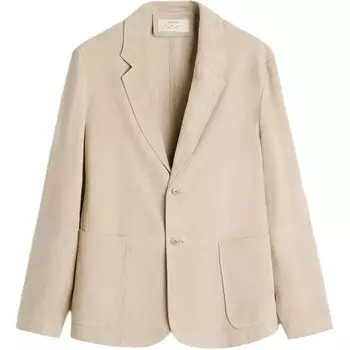 Деловой костюм мужской песочный Zara, цвет Sand