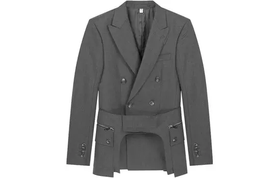 Деловой костюм мужской серый Burberry