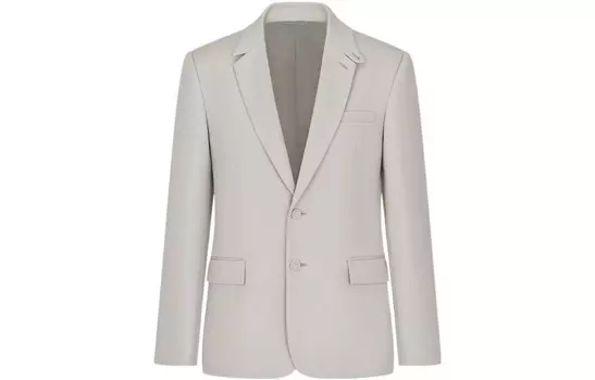 Деловой костюм мужской серый Dior, серый