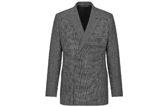 Деловой костюм мужской серый Dior, серый