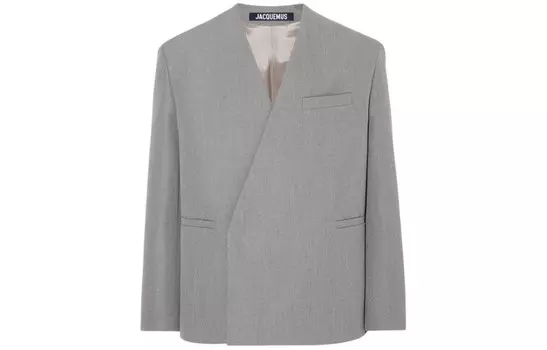 Деловой костюм мужской серый Jacquemus, серый