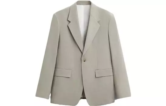 Деловой костюм мужской серый Zara, серый