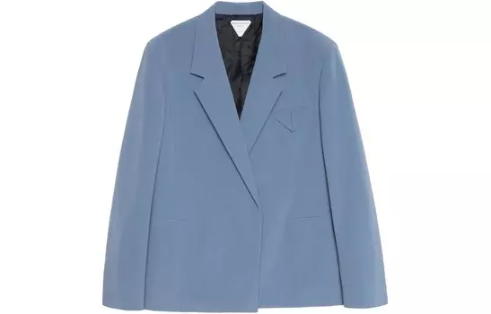 Деловой костюм мужской синий Bottega Veneta, синий