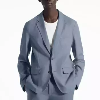 Деловой костюм мужской синий Cos, синий