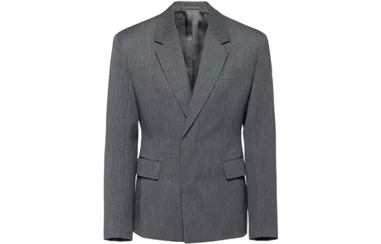 Деловой костюм мужской Slate Ash Prada, серый