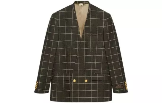 Деловой костюм мужской темно-серый Gucci, темно-серый