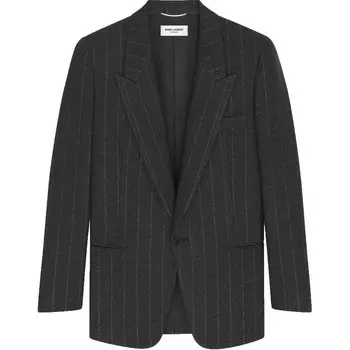 Деловой костюм мужской темно-серый Saint Laurent, темно-серый