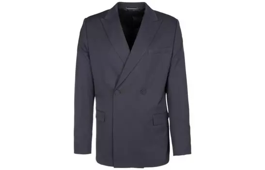 Деловой костюм мужской темно-синий Dior, синий