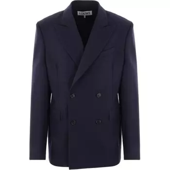 Деловой костюм мужской темно-синий Loewe, темно-синий