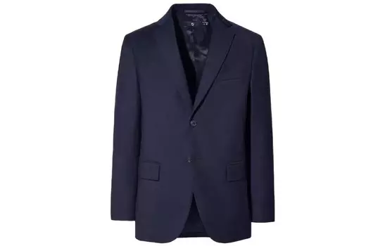 Деловой костюм мужской темно-синий Uniqlo, темно-синий