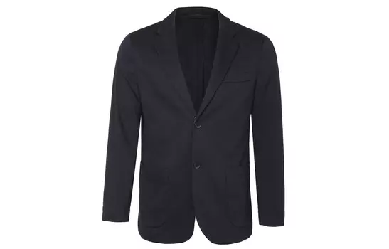Деловой костюм мужской темно-синий Uniqlo, темно-синий