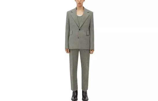 Деловой костюм мужской зеленый Bottega Veneta, зеленый