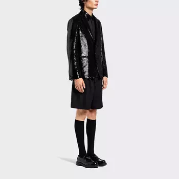 Деловой костюм унисекс черный Prada, черный