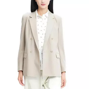 Деловой костюм женский 31 бежевый Uniqlo