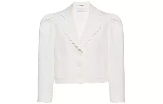 Деловой костюм женский белый Miu Miu